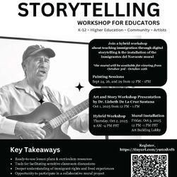 Immigration Storytelling Workshop & Mural Installation