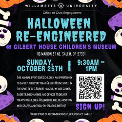 Poster for Halloween ReEngineered Volunteer Event!