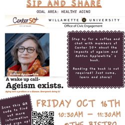Poster for Intergenerational Sip and Share: A Wake Up Call - Ageism Exists